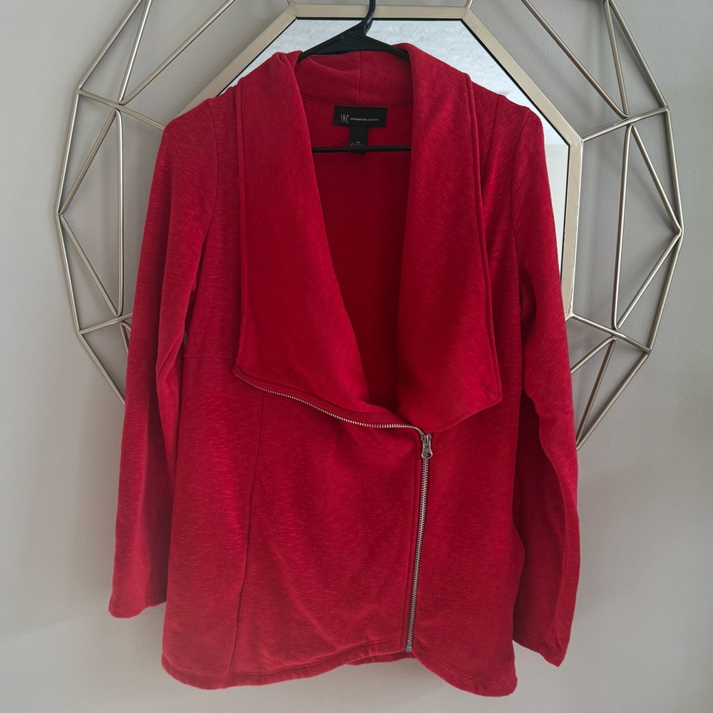 INC International Concepts Vibrant Red Jacket